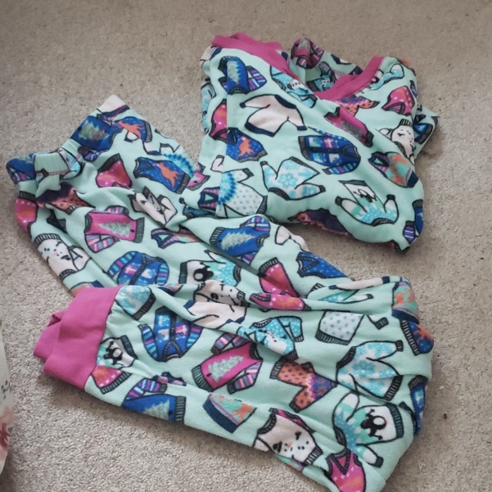 Snow Day Ugly Sweater Pajama Set
